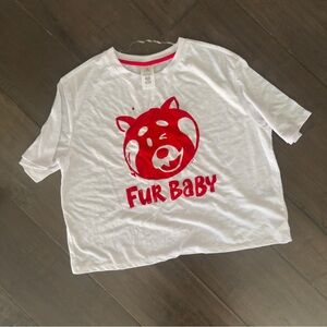 Disney | Turning Red Fur Baby Cropped Tee
